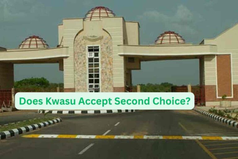Does Kwasu Accept Second Choice